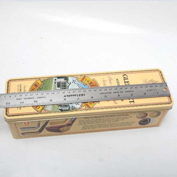 Vintage Glenlivet Scotch Whisky Tin Classic Golf Courses of Scotland Collectable - Picture 6 of 6
